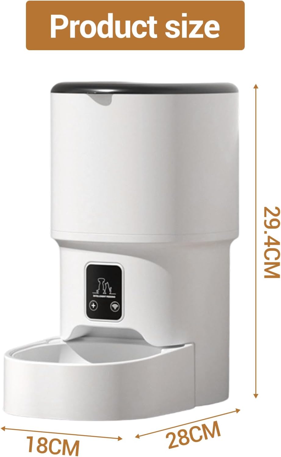 Automatic Pet Feeder 4L with Wi-Fi & Timer | Petbuds