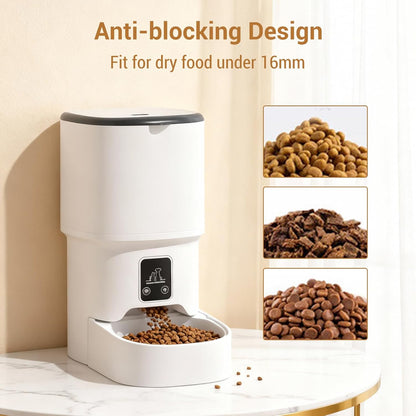 Automatic Pet Feeder 4L with Wi-Fi & Timer | Petbuds