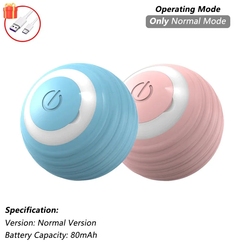 Interactive Pet Ball for Cats, Automatic Smart Spinning Ball