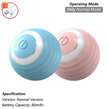 Interactive Pet Ball for Cats, Automatic Smart Spinning Ball