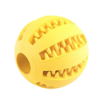 Interactive and non-toxic toy ball for dogs and cats.