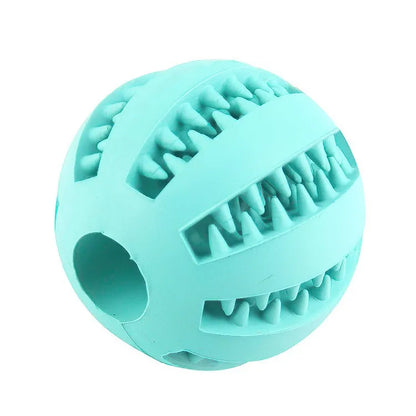 Interactive and non-toxic toy ball for dogs and cats.