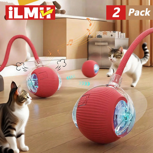 Interactive Pet Ball for Cats, Automatic Smart Spinning Ball