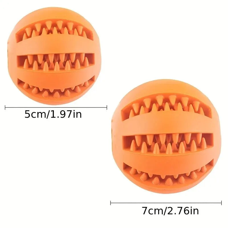 Interactive and non-toxic toy ball for dogs and cats.