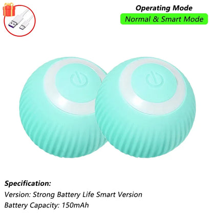 Interactive Pet Ball for Cats, Automatic Smart Spinning Ball