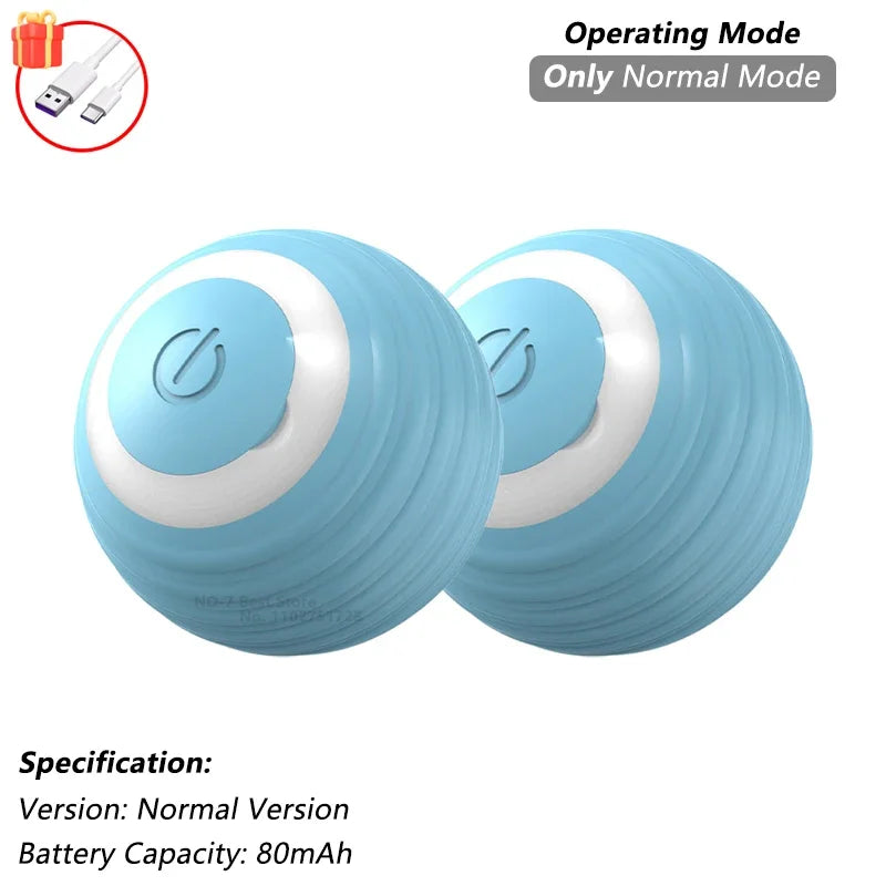 Interactive Pet Ball for Cats, Automatic Smart Spinning Ball