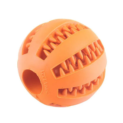Interactive and non-toxic toy ball for dogs and cats.
