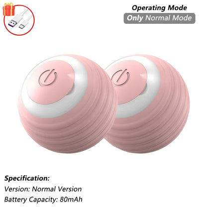 Interactive Pet Ball for Cats, Automatic Smart Spinning Ball