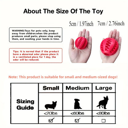 Interactive and non-toxic toy ball for dogs and cats.