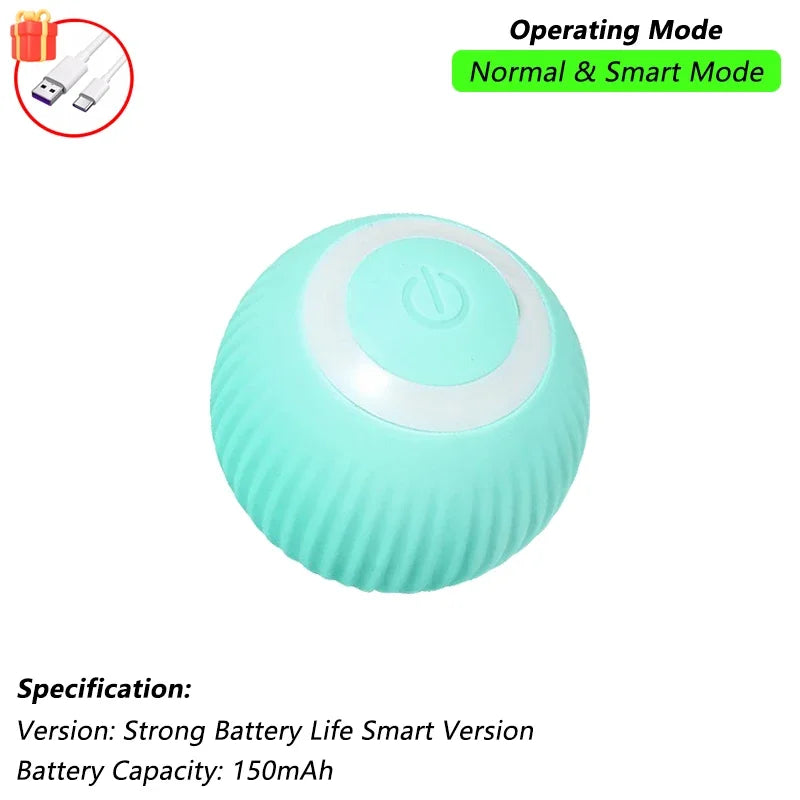 Interactive Pet Ball for Cats, Automatic Smart Spinning Ball