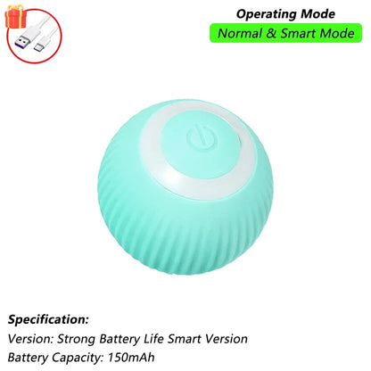 Interactive Pet Ball for Cats, Automatic Smart Spinning Ball